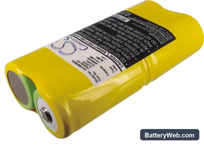 Fluke Scopemeter 91 Replacement Battery, 4.8V, 4500mAh, Ni-MH 2