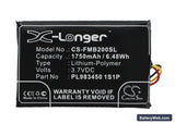 Falcom Mambo 2 Replacement Battery, 3.7V, 1750mAh, Li-Polymer 1