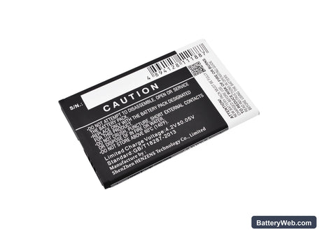 Fly MC155 Replacement Battery, 3.7V, 2500mAh, Li-ion 4