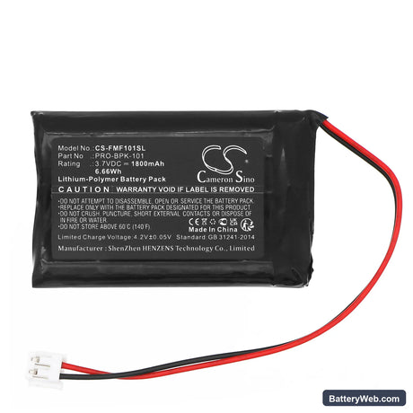 Fishman fender Acoustasonic Replacement Battery, 3.7V, 1800mAh, Li-Polymer 5