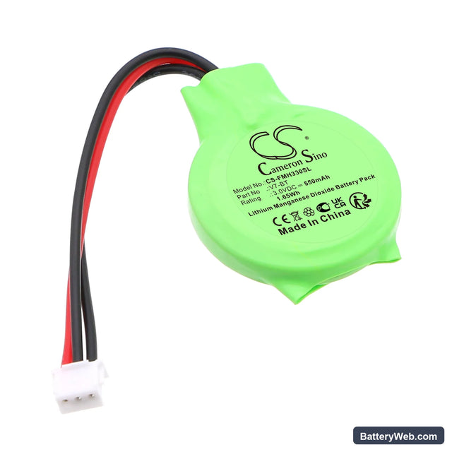 Fuji Electric UG221 Replacement Battery, 3V, 550mAh, Li-MnO2 1