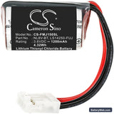 Fuji Electric Micrex-F55 Replacement Battery, 3.6V, 1200mAh, Li-SOCl2 3
