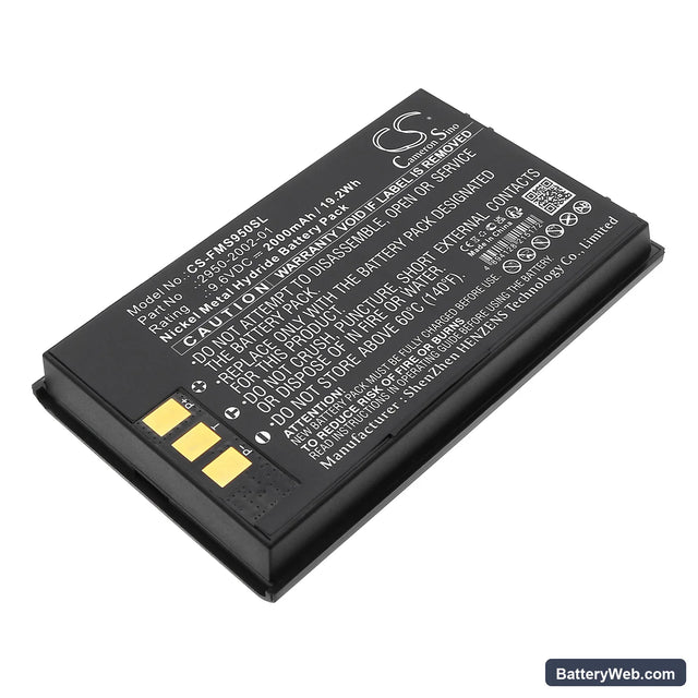 Fluke 6682252 Replacement Battery, 9.6V, 2000mAh, Ni-MH 1