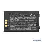 Fluke 6682252 Replacement Battery, 9.6V, 2000mAh, Ni-MH 5