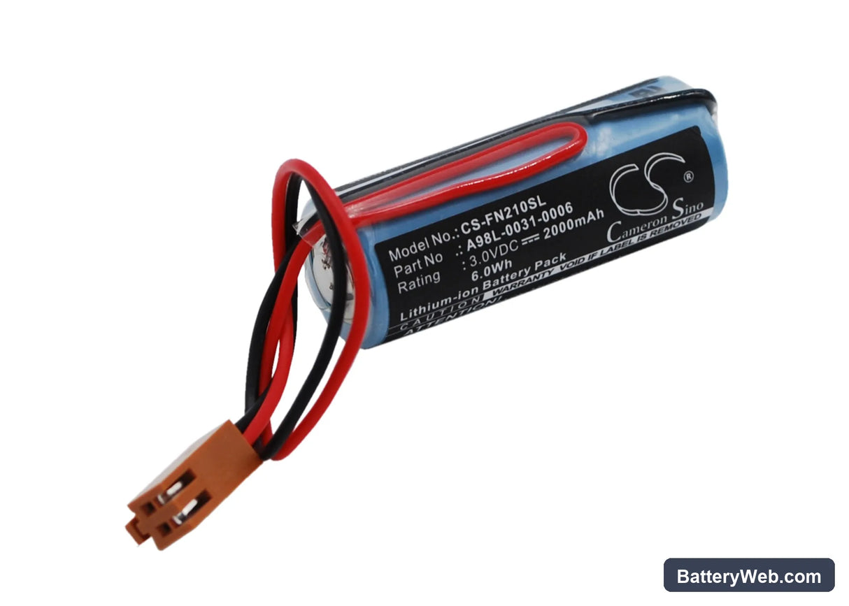 Cutler Hammer Replacement Battery, 3V, 2000mAh, Li-MnO2 2