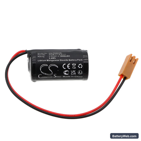 Cutler Hammer Fanuc 90-30 Replacement Battery, 3V, 1800mAh, Li-MnO2 3