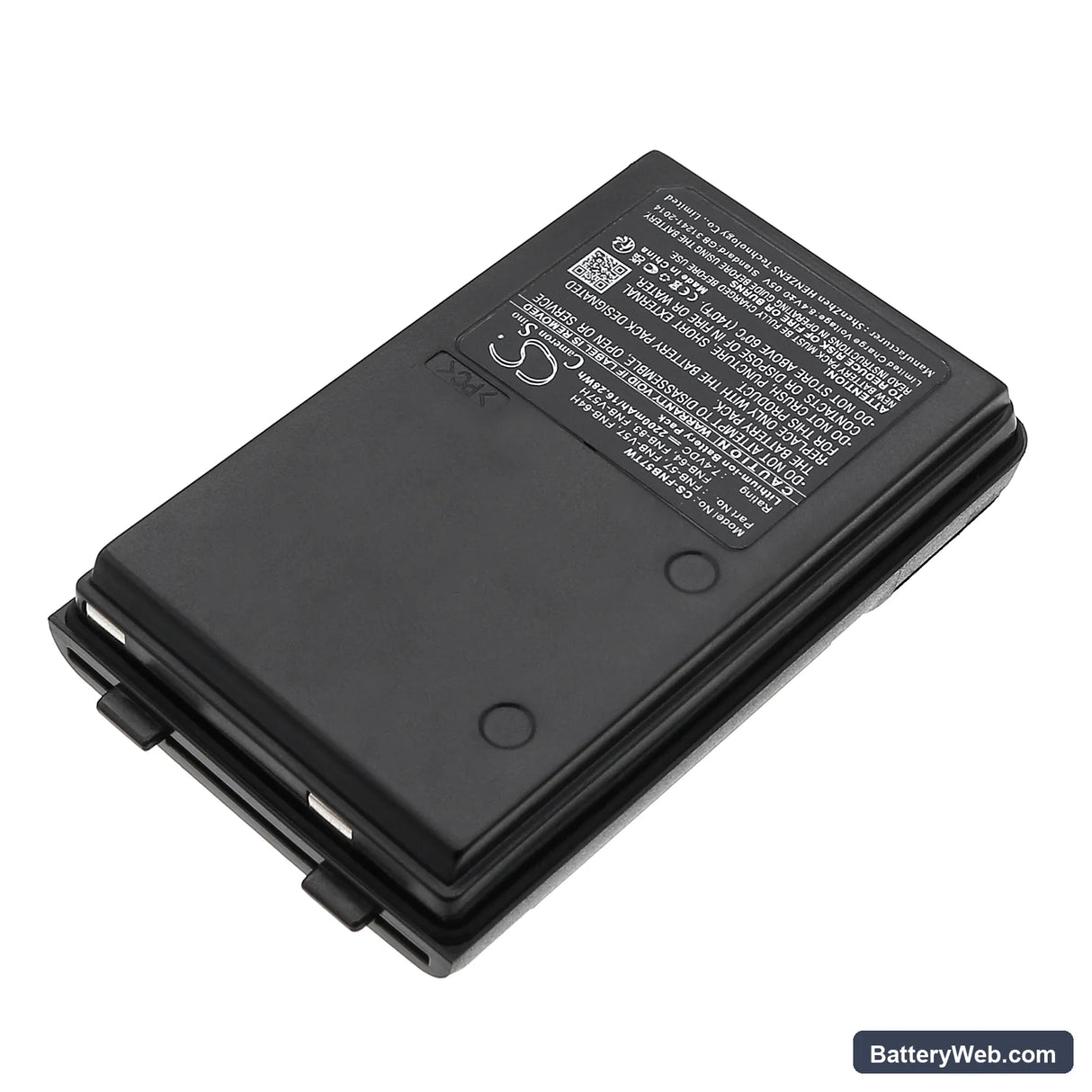 Yaesu FT-60 Replacement Battery, 7.4V, 2200mAh, Li-ion 2