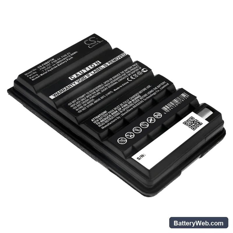 Yaesu VX-110 Replacement Battery, 7.2V, 1800mAh, Ni-MH 1