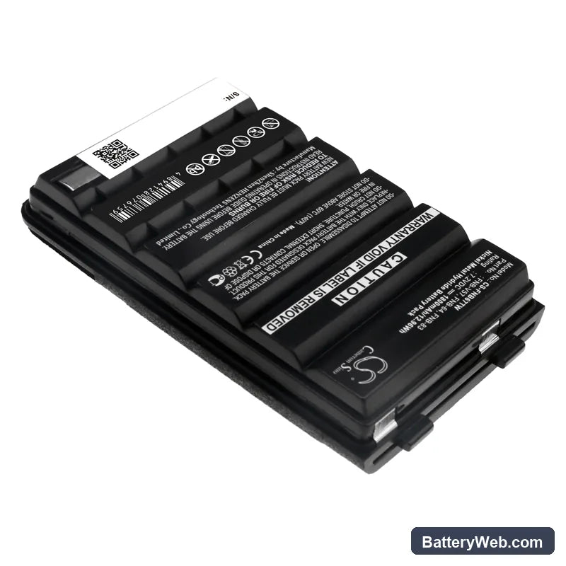 Yaesu VX-110 Replacement Battery, 7.2V, 1800mAh, Ni-MH 2
