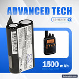 Yaesu VR-120 Replacement Battery, 2.4V, 1500mAh, Ni-MH 7