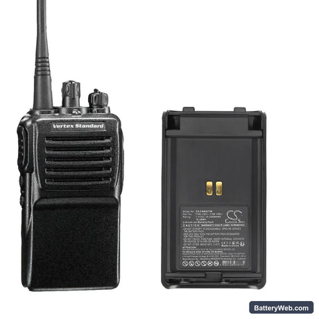 Yaesu VX-350 Replacement Battery, 7.4V, 2200mAh, Li-ion 6