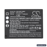 Fujifilm FinePix HS30EXR Replacement Battery, 7.4V, 1230mAh, Li-ion 5