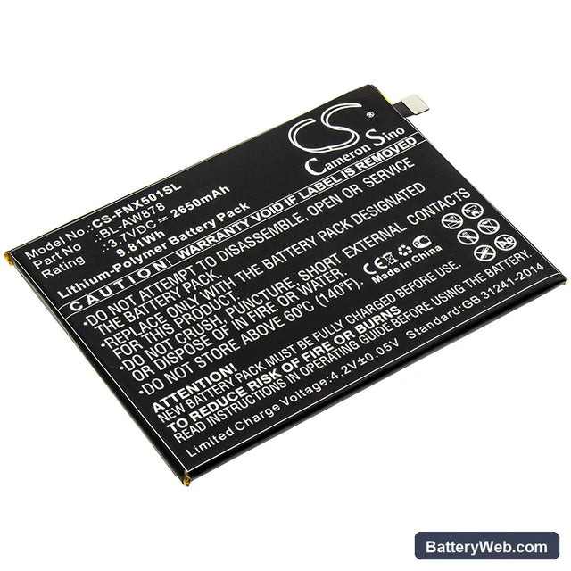 Infinix Infinix Smart Replacement Battery, 3.7V, 2650mAh, Li-Polymer 1