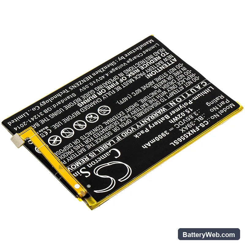 Infinix Hot 4 Pro Replacement Battery, 3.85V, 3900mAh, Li-Polymer 2