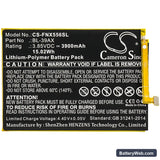 Infinix Hot 4 Pro Replacement Battery, 3.85V, 3900mAh, Li-Polymer 3