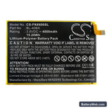 Infinix Note 2 Replacement Battery, 3.8V, 4000mAh, Li-Polymer 3