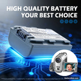 Sony DCR-SR40 Replacement Battery, 7.4V, 750mAh, Li-ion 6
