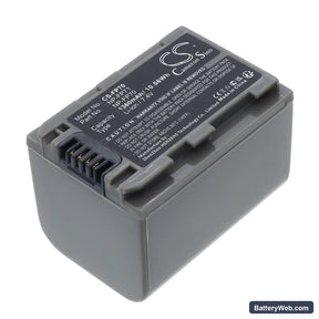 Sony DCR-HC96 Replacement Battery, 7.4V, 1360mAh, Li-ion 1