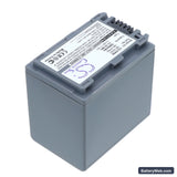 Sony DCR-DVD92 Replacement Battery, 7.4V, 1800mAh, Li-ion 2