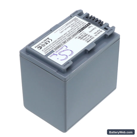 Sony DCR-DVD92 Replacement Battery, 7.4V, 1800mAh, Li-ion 2