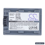 Sony DCR-DVD92 Replacement Battery, 7.4V, 1800mAh, Li-ion 5