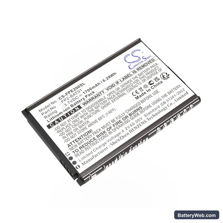 Fairphone Fairphone 2 Replacement Battery, 3.7V, 1700mAh, Li-ion 1