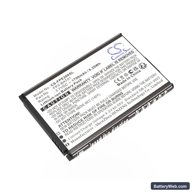 Fairphone Fairphone 2 Replacement Battery, 3.7V, 1700mAh, Li-ion 1