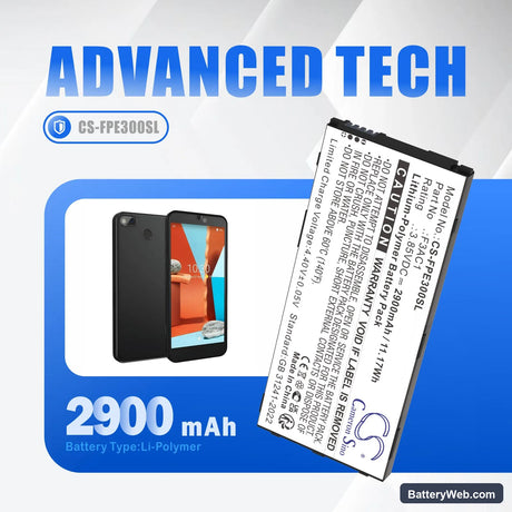 Fairphone Fairphone 3 Replacement Battery, 3.85V, 2900mAh, Li-Polymer 7