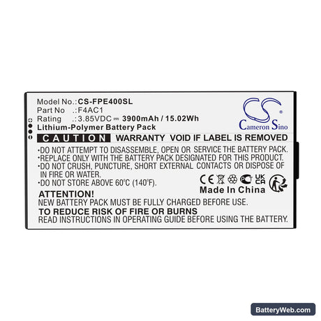 Fairphone Fairphone 4 Replacement Battery, 3.85V, 3900mAh, Li-Polymer 5