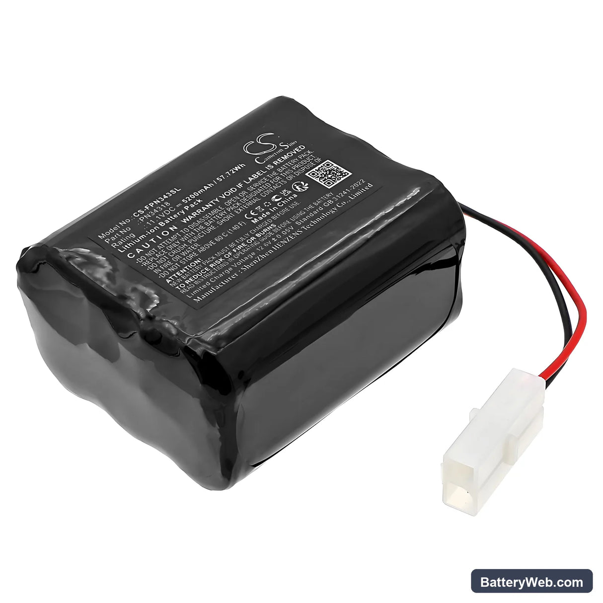 Foxpro banshee Replacement Battery, 11.1V, 5200mAh, Li-ion 1