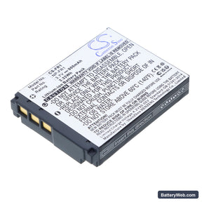 Sony Cyber-shot DSC-P200 Replacement Battery, 3.7V, 900mAh, Li-ion 1