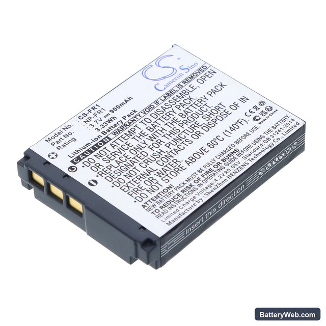 Sony Cyber-shot DSC-P200 Replacement Battery, 3.7V, 900mAh, Li-ion 1