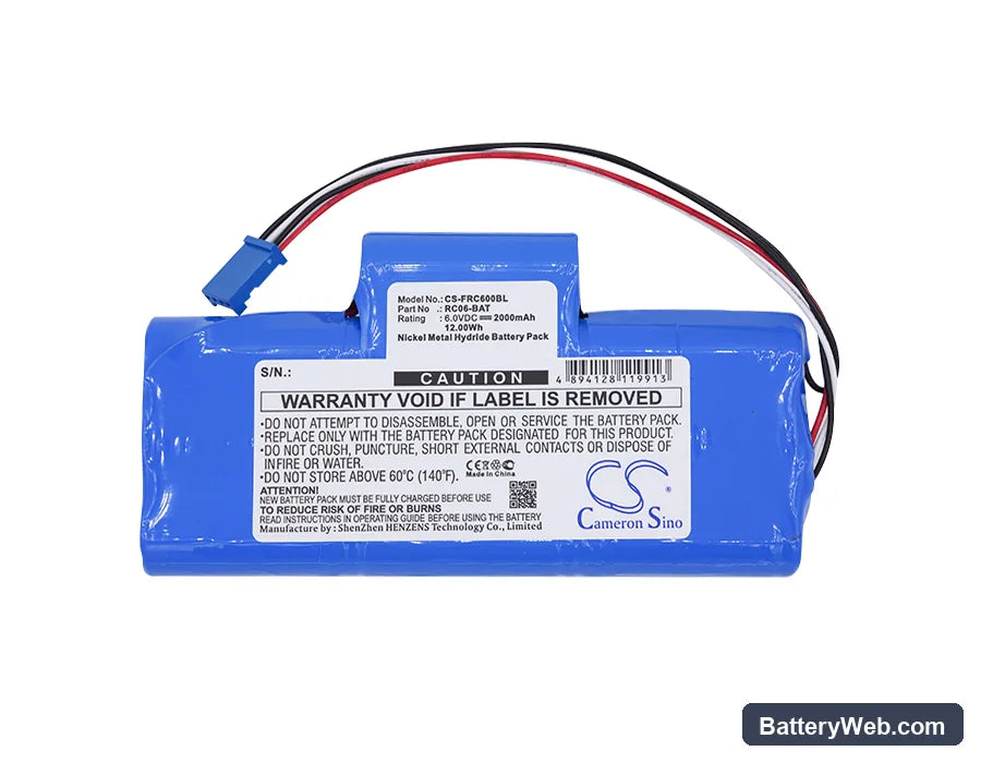 Falard RC6 Forest Replacement Battery, 6V, 2000mAh, Ni-MH 5