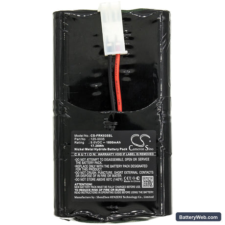Franklin Grid C051 Celltron Replacement Battery, 9.6V, 1800mAh, Ni-MH 3