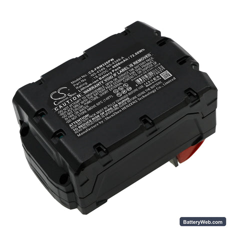 Fromm P326 Replacement Battery, 18V, 4000mAh, Li-ion 3
