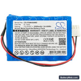 Codan ARGUS 707 V volumetric pump Replacement Battery, 12V, 2000mAh, Ni-MH 3