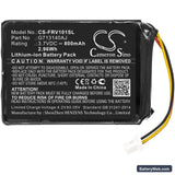 Flir FX Replacement Battery, 3.7V, 800mAh, Li-ion 3