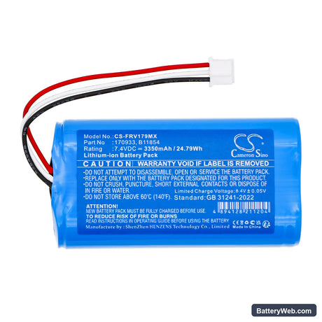 Fresenius Agilia 4+ Replacement Battery, 7.4V, 3350mAh, Li-ion 3