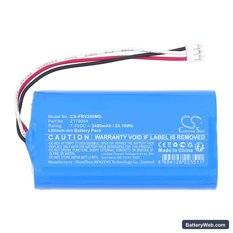 Fresenius infusion pump Volumat Agilia VP Version V2 Replacement Battery, 7.4V, 3400mAh, Li-ion 3