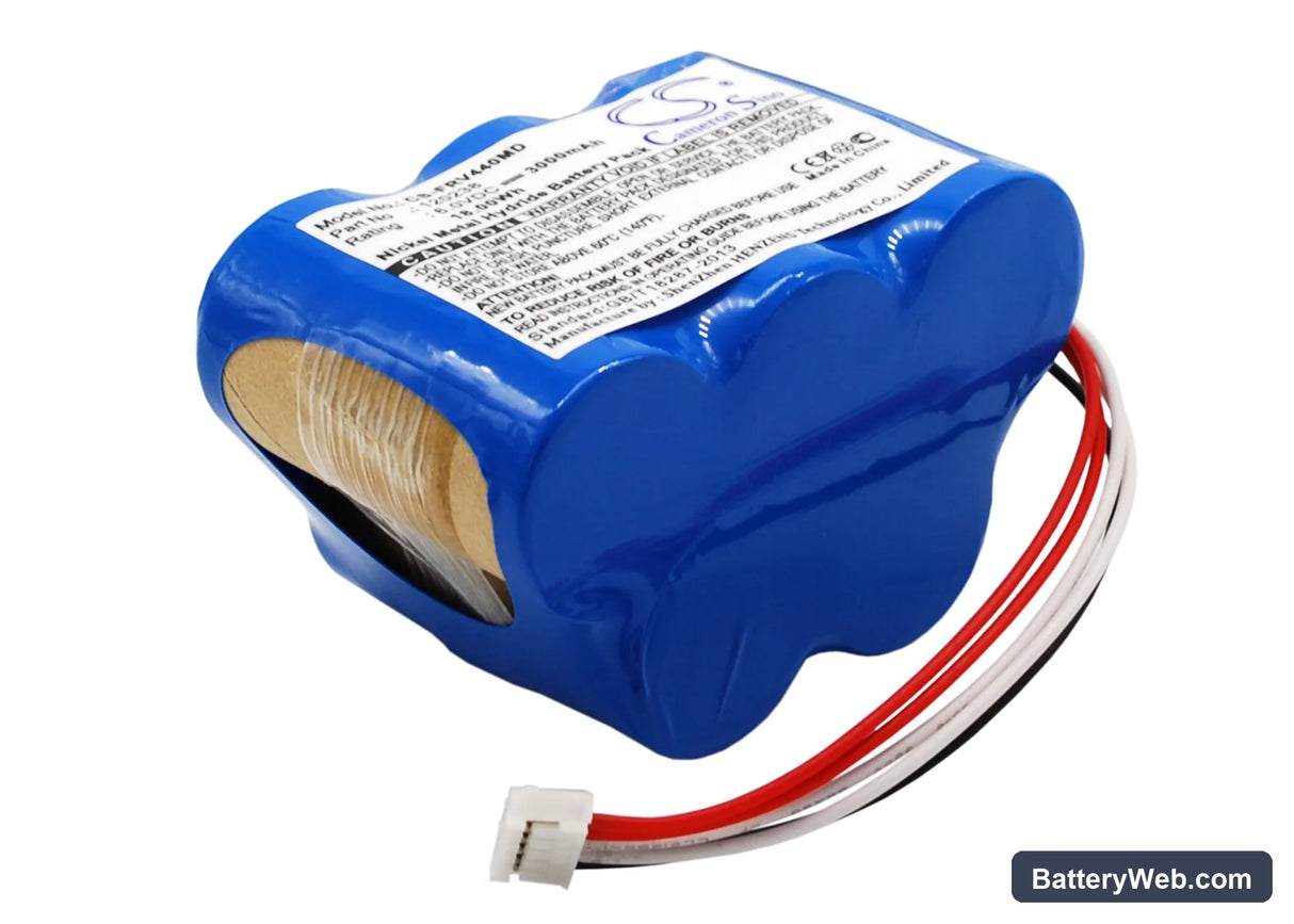 Fresenius Vial MCM440 PT Replacement Battery, 6V, 3000mAh, Ni-MH 2