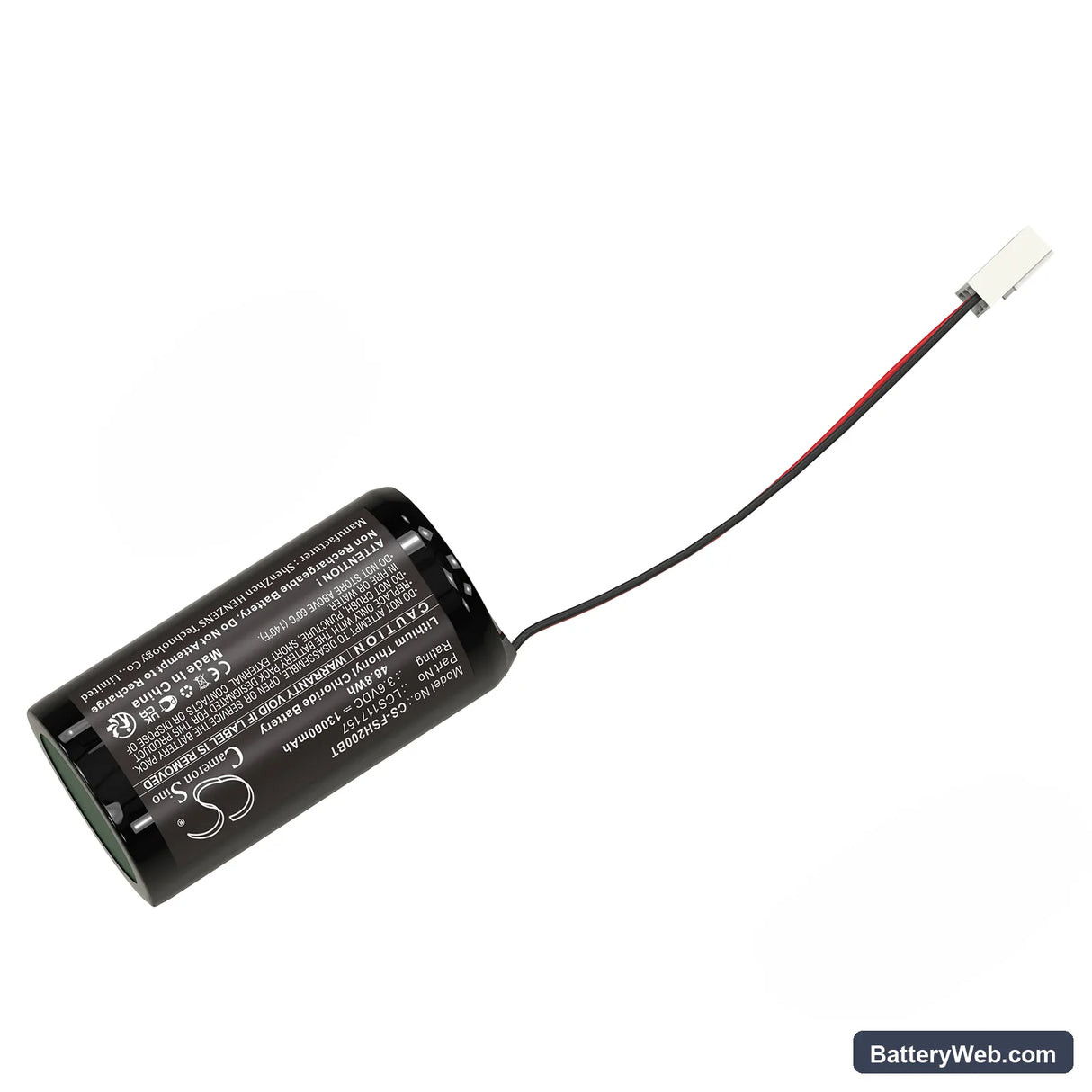 FICHET LSH20 Replacement Battery, 3.6V, 13000mAh, Li-SOCl2 2