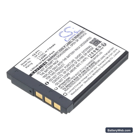 Sony Cyber-shot DSC-T3 Replacement Battery, 3.7V, 710mAh, Li-ion 1