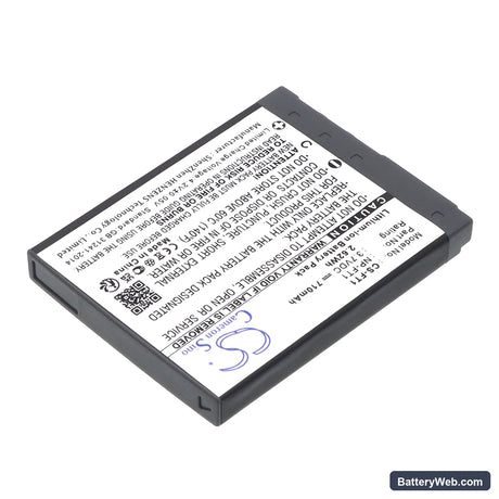 Sony Cyber-shot DSC-T3 Replacement Battery, 3.7V, 710mAh, Li-ion 2