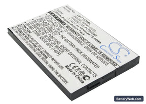 Fujitsu Loox T800 Replacement Battery, 3.7V, 1530mAh, Li-Polymer 1