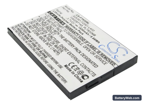 Fujitsu Loox T800 Replacement Battery, 3.7V, 1530mAh, Li-Polymer 1