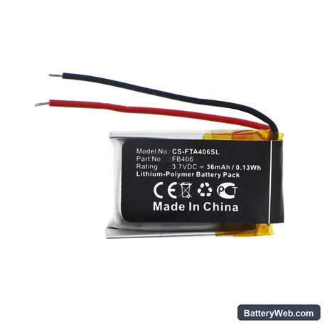 FitBit Alta Replacement Battery, 3.7V, 36mAh, Li-Polymer 3