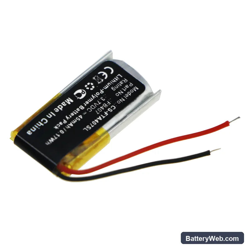 FitBit Alta HR Replacement Battery, 3.7V, 45mAh, Li-Polymer 2