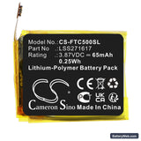 FitBit Charge 5 Replacement Battery, 3.87V, 65mAh, Li-Polymer 3