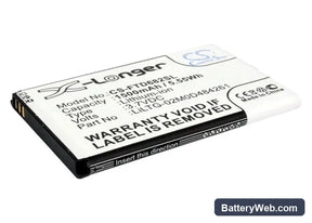Feetong D8628 Replacement Battery, 3.7V, 1500mAh, Li-ion 1