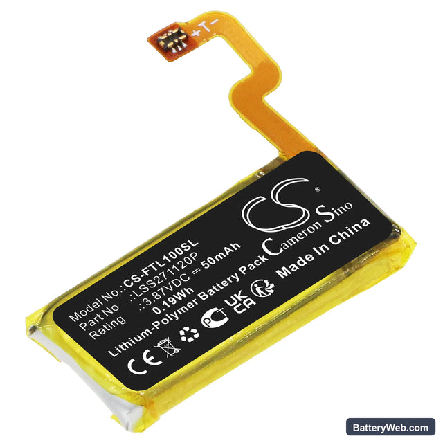FitBit Luxe Replacement Battery, 3.87V, 50mAh, Li-Polymer 1